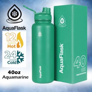 Aqua Flask Water Bottle – Aquamarine