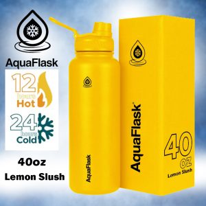 Aqua Flask Water Bottle – Lemon Slush